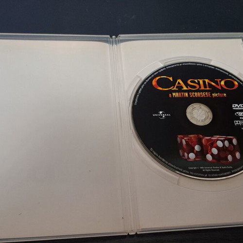 Casino DVD movie by Martin Scorsese used, thriller with subtitles