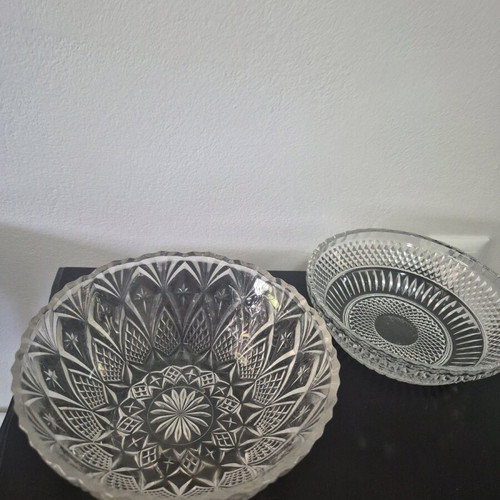 Crystal bowls pack of 2 like new