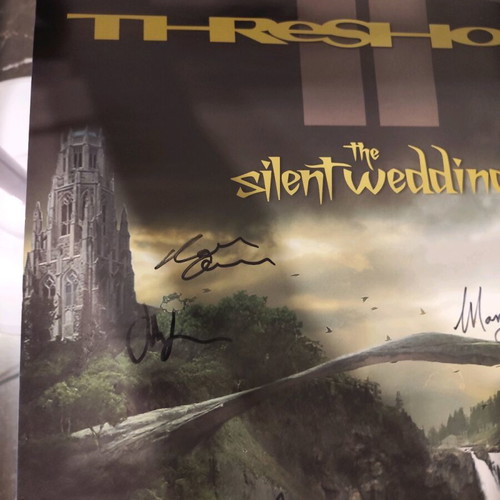 Threshold signed poster, 2017 concert
