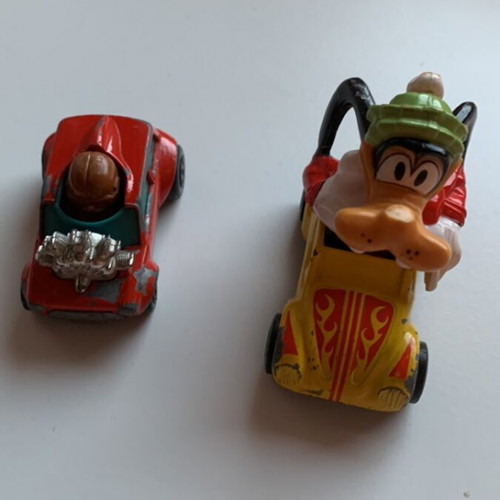 Matchbox 1979 Disney Series No. 3 Goofy VW and Superfast No. 14 Mini-Ha-Ha used