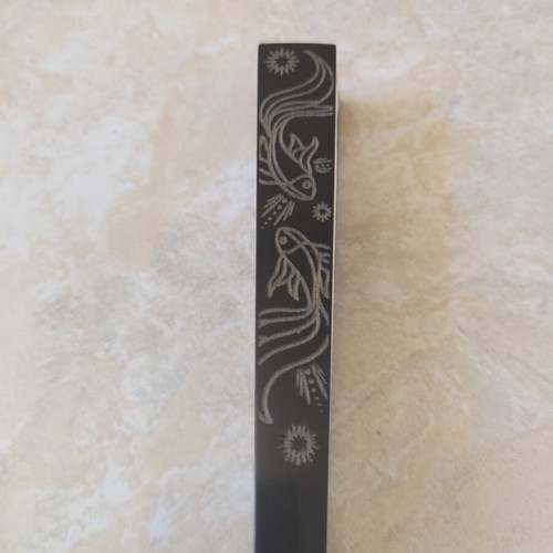 Traditional Handmade Asian Fan with Bamboo Rib and Golden Sparkle