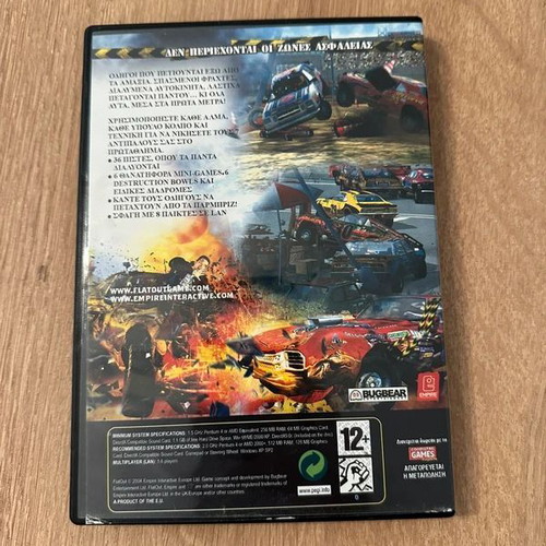 FlatOut PC game like new