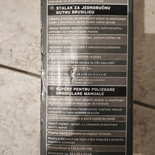 Powerfix Profi+ Angle Grinder Stand, new