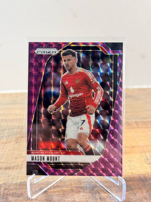 Mason Mount 2024-25 Panini Prizm Premier League Purple Mosaic card near mint