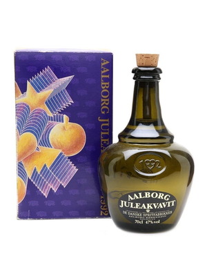 Vintage Ποτό Aalborg Jule Akvavit 1992 καινούργιο, 700ml, 47% VOL