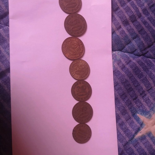 Set of 7 Yugoslavia Para coins like new 1965-1976