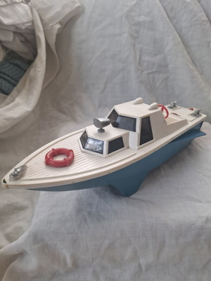 Retro Soviet Toy Boat Chaika USSR 1970s used for restoration