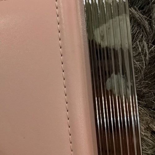 Baby photo album pink like new with 20 slots