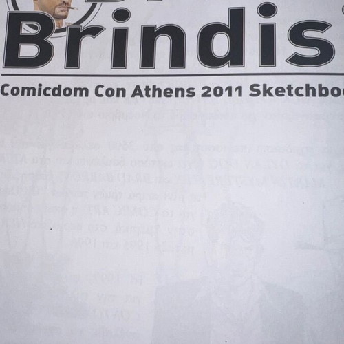 Brindisi comic used, rare collectible, limited edition numbered