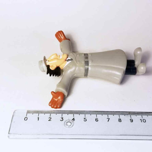 Inspector Gadget figure used, plastic toy