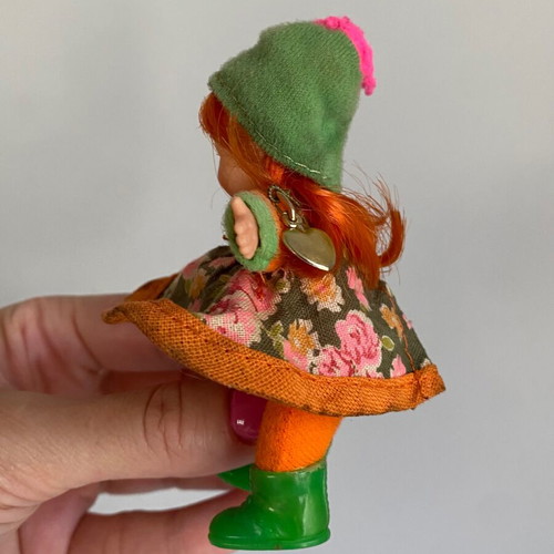 Pippi Longstocking Miniature Doll 1980s used by El Greco