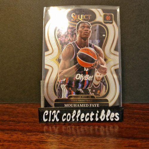 Panini Euroleague Select Paris Faye Mezzanine card