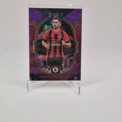 Panini Select Premier League Terrace Purple Prizm Lewis Cook #2 used