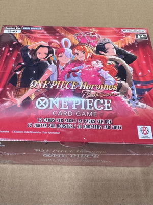 One Piece The Card Game Heroines Edition Booster Box new sealed