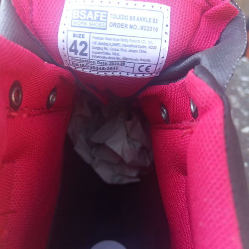 Toledo BS Ankle S3 Safety Shoes Size 42 New Black