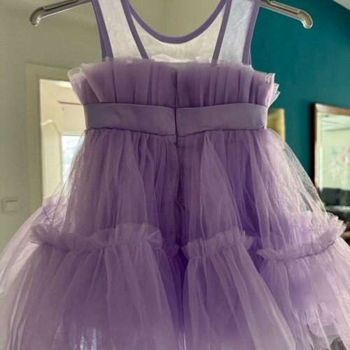 Girls' dress like new, size 2-3, purple