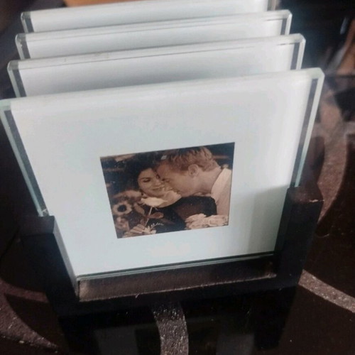 Glass coasters used in Andreas homestores case