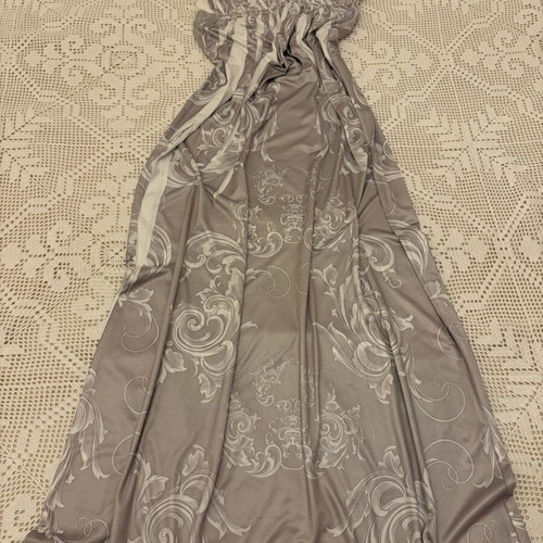 Rouge Paris silver summer long maxi dress like new