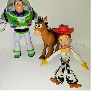 Toy Story Buzz 30 εκατοστά ύψος , Jessica ύψος 32 εκατοστά, Bullyland ύψος 25 εκατοστά  πακετο