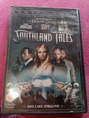 Southland Tales DVD σε πολύ καλή κατάσταση, κωμωδία, δράση, περιπέτεια, με υπότιτλους
