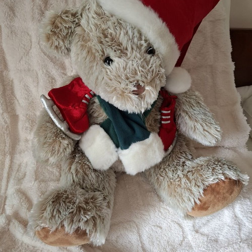JCPenney Holiday Collection Large Plush Teddy Bear like new, 60cm