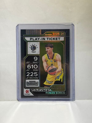 Panini Contenders Euroleague 2025-26 Roman Sorkin Play-in Ticket new