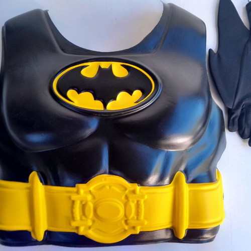 Batman 1989 carnival chest armor and gloves new