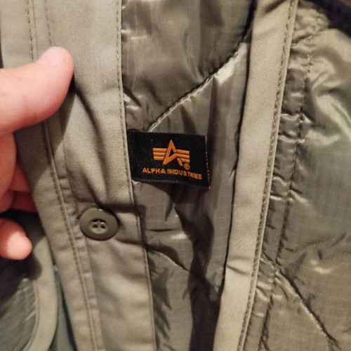 Alpha Industries M65 jacket lining new, green, size L