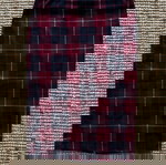  Checkered midi skirt