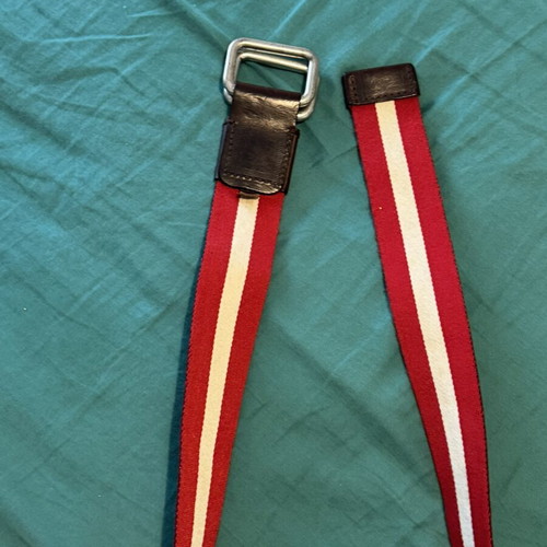 Tommy Hilfiger belt 110cm like new, white and red