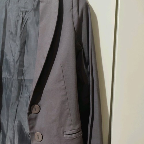 Grey jacket with lining like new, size S