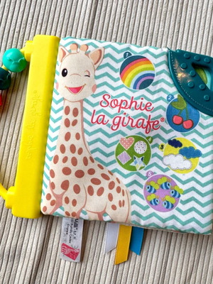 Sophie La Girafe Activity Book like new, first fabric book