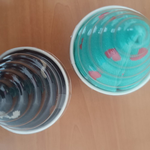 Κάλτσες Frogies παγωτό καινούργιες, σετ δύο μεγεθών 39/42 και 43/46