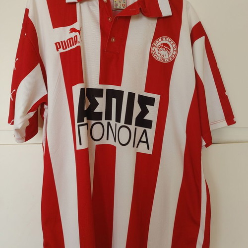 Olympiakos 1997 Puma Football Jersey XL like new