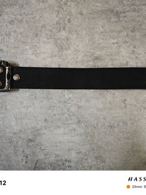 Ζώνη μέσης μεταχειρισμένη, μαύρη, γνήσιο δέρμα, μέγεθος 120