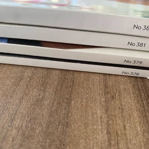 Marie Claire Greece magazines used, pack of 4, 2021 collectible issues