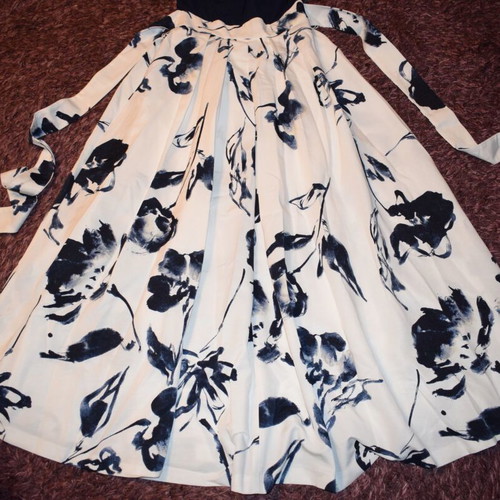 Ralph Lauren Jairo dress new, size 8, white and blue