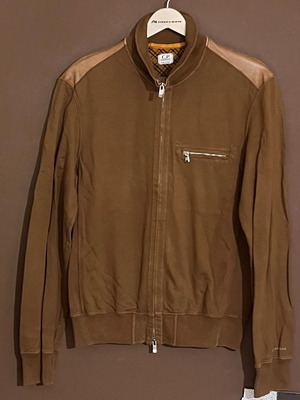 CP Company sweatshirt jacket men's brown used, medium size