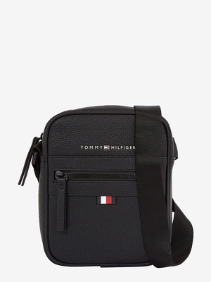 Tommy Hilfiger Men's Leather Bag Black New