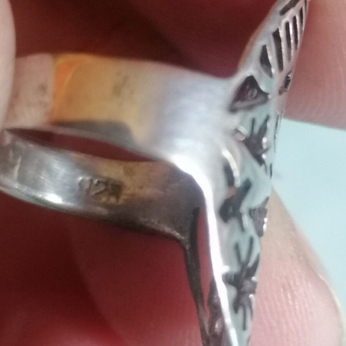 Silver 925 ring flowers new no 51 (US 6)