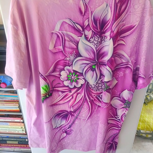 Women's blouse, purple, size XXL