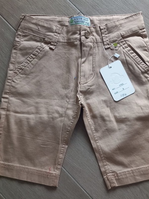 Children's Bermuda shorts new, beige, size 8