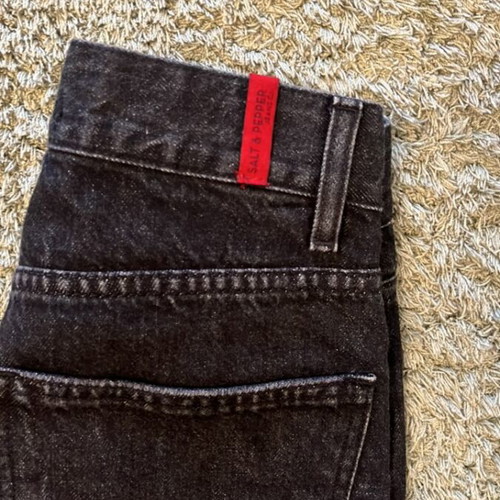 Salt & Pepper jeans like new, black/grey, size 24