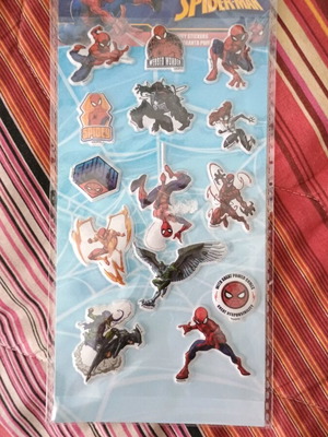 Avengers and Spider Man stickers like new