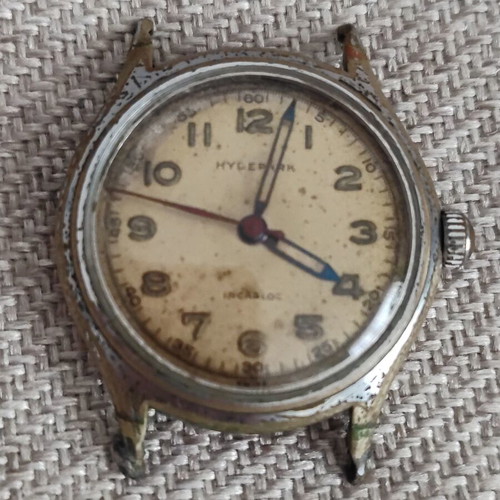 Vintage wristwatch '60s military style used
