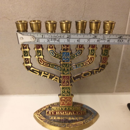 Menorah candlestick used from Jerusalem