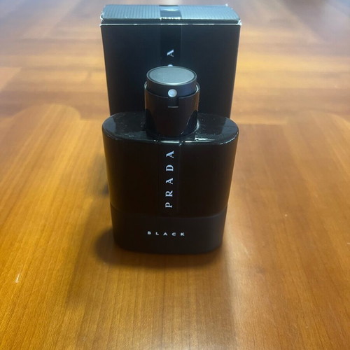Prada Black empty bottle used with box