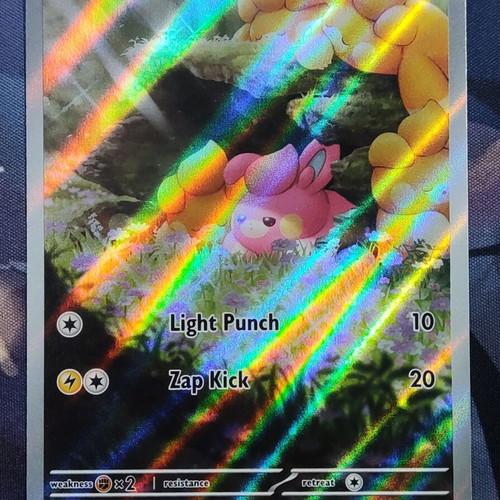 Pawmi Illustration Rare Paldean Fates Pokemon card
