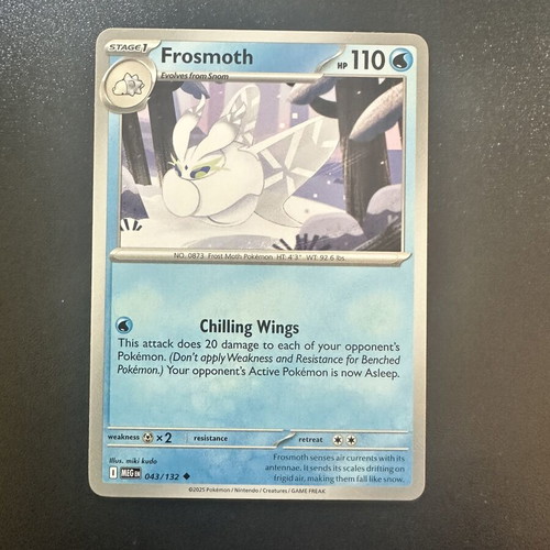 Frosmoth Mega Evolution Pokemon card 043/132