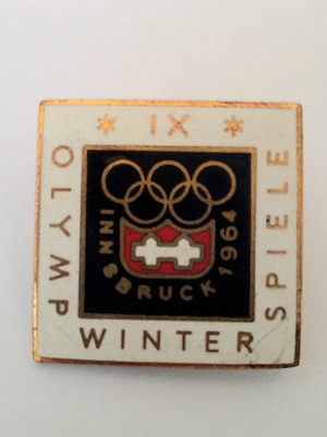 Collectible pin Winter Olympic Games 1964 like new